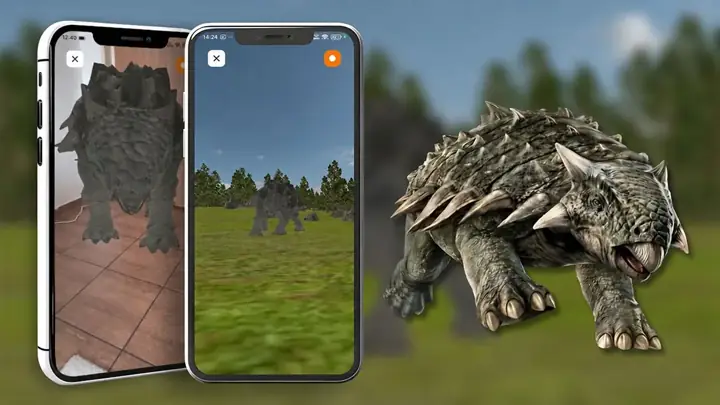Dino Parc mobile AR experience