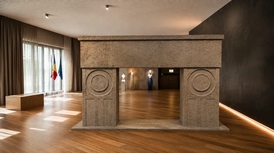 Expo 2020 AR — Brâncuși, Gate of the Kiss