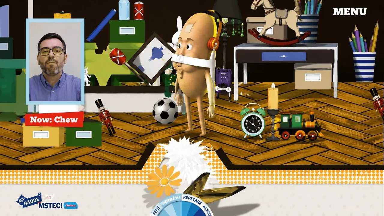 The Chewmeter Orbit facial-recognition advergame