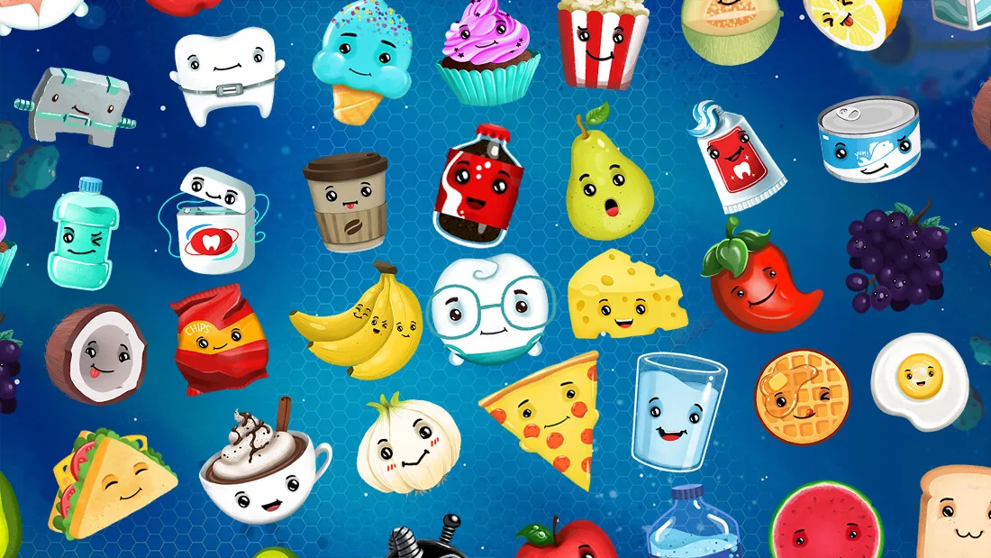 Yummy Galaxy — children's game for Dr. Leahu dental clinics